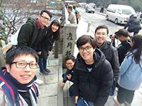 和交流會的前輩們一起來京都玩囉